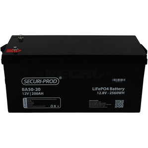 Securi-Prod Battery 12V 200Ah Lithium LiFePO4