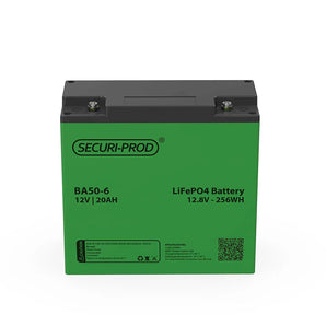 Securi-Prod Battery 12V 20Ah Lithium LiFePO4