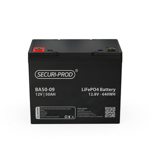 Securi-Prod Battery 12V 50Ah Lithium LiFePO4