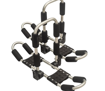 Using Double Foldable Kayak Roof Rack Carriers
