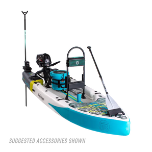 BOTE Rover AERO 12'6" Bug Slinger Silver King Micro Skiff - Wild Coast Kayaks